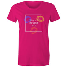 Load image into Gallery viewer, Women&#39;s Maple Tee - Reduce Implicit Bias
