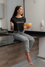 Load image into Gallery viewer, Women&#39;s Black Crop Tee
