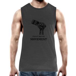 Mens Paint Brush Movement - Tank Top