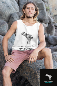 Mens Paint Brush Movement - Tank Top